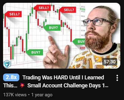 Ross Cameron YouTube thumbnail using color for clarity